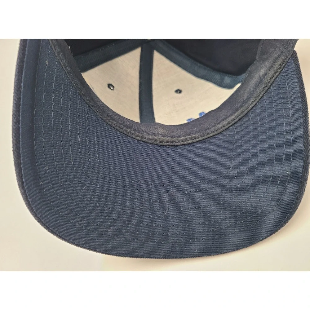 Vintage Jeremy Mayfield #12 Mobil‎ 1 Racing Chase Snapback Hat Cap NASCAR Blue